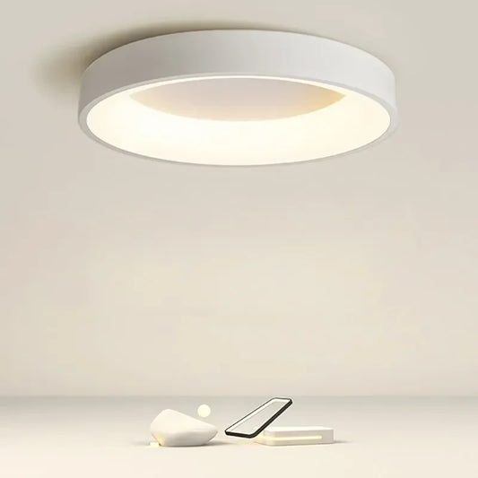 Runde LED Deckenleuchte Dimmbar | Moderne Deckenlampe für Wohnzimmer