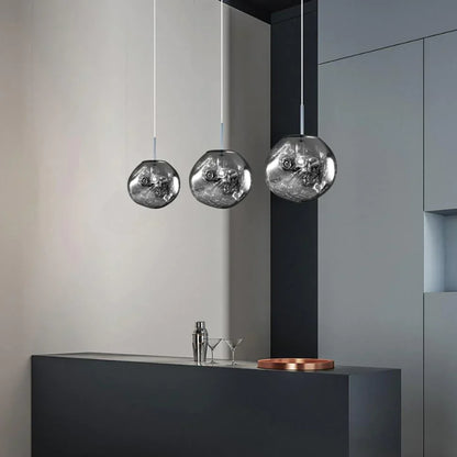 Designer Glaspendelleuchte – Mehrflammige Hängeleuchte im Cluster-Look für Wohnzimmer & Esszimmer