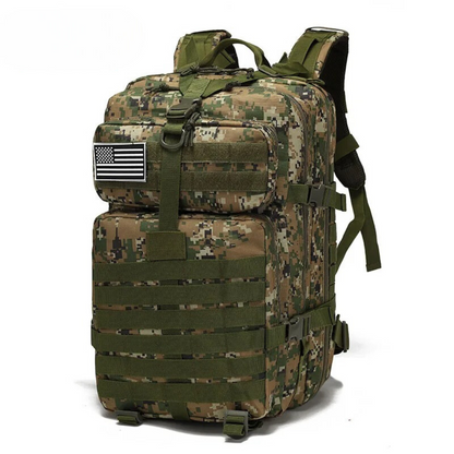 Wasserdichter Tactical‑Rucksack – Vielseitiger 3‑Kammer Outdoor‑Backpack mit Anti‑Diebstahlfach