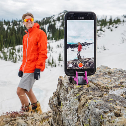 Pocket‑Stativ für Smartphone – ultrakompakt mit 7 Adapter‑Sets & verstellbarem Winkel