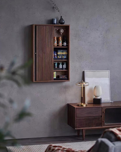 Moderne Tischleuchte mit integriertem LED – Ronaldo Design, Glas-Holz-Metall, warmweißes Licht, Ø22 cm