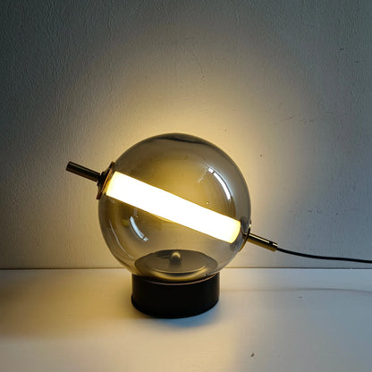 Retro Glas Tischlampe – Vintage Design mit modernem LED-Licht für stilvolle Beleuchtung