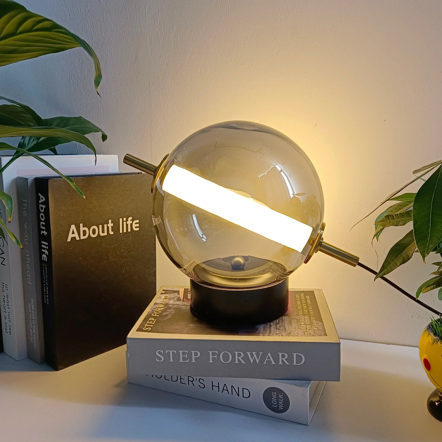 Retro Glas Tischlampe – Vintage Design mit modernem LED-Licht für stilvolle Beleuchtung