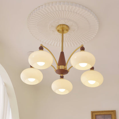 Deckenleuchte im Retro-Stil für Wohnzimmer & Esszimmer – Moderne Deckenlampe mit 8-flammigem Design & edler Optik