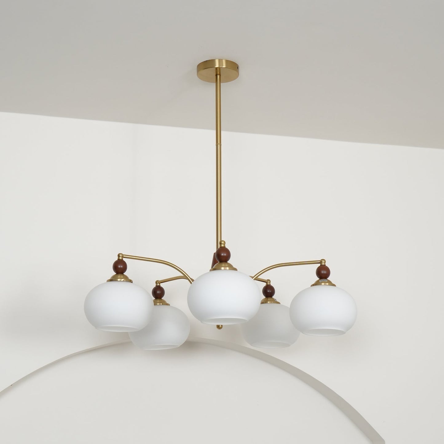 Deckenleuchte im Retro-Stil für Wohnzimmer & Esszimmer – Moderne Deckenlampe mit 8-flammigem Design & edler Optik