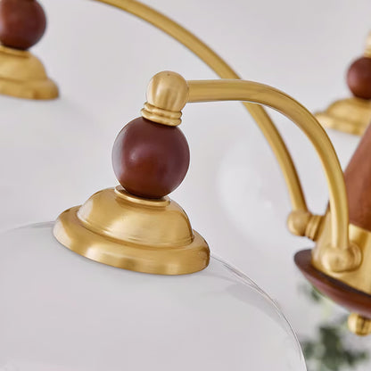 Deckenleuchte im Retro-Stil für Wohnzimmer & Esszimmer – Moderne Deckenlampe mit 8-flammigem Design & edler Optik