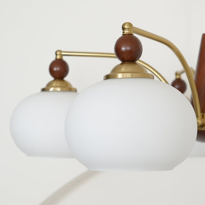 Deckenleuchte im Retro-Stil für Wohnzimmer & Esszimmer – Moderne Deckenlampe mit 8-flammigem Design & edler Optik
