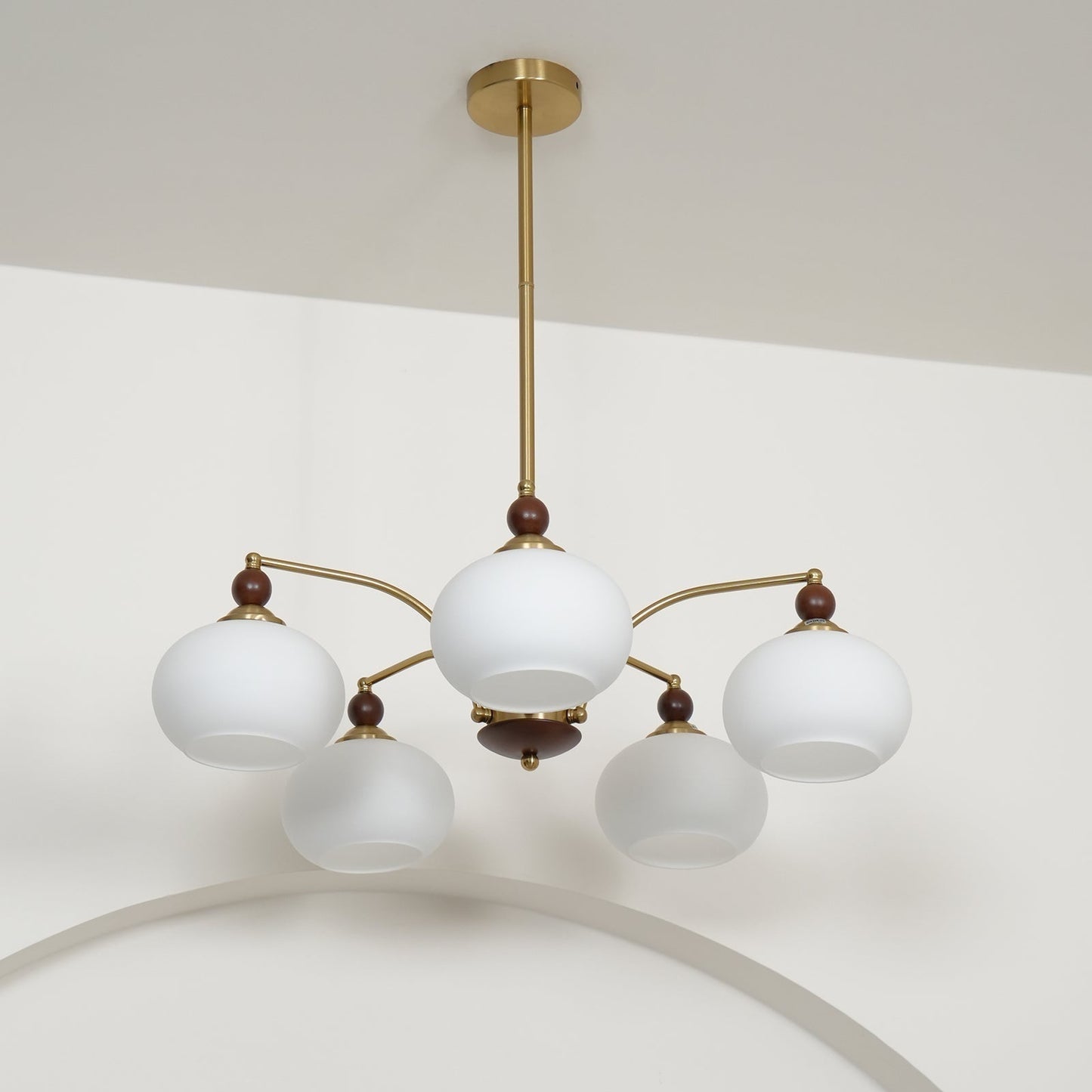 Deckenleuchte im Retro-Stil für Wohnzimmer & Esszimmer – Moderne Deckenlampe mit 8-flammigem Design & edler Optik