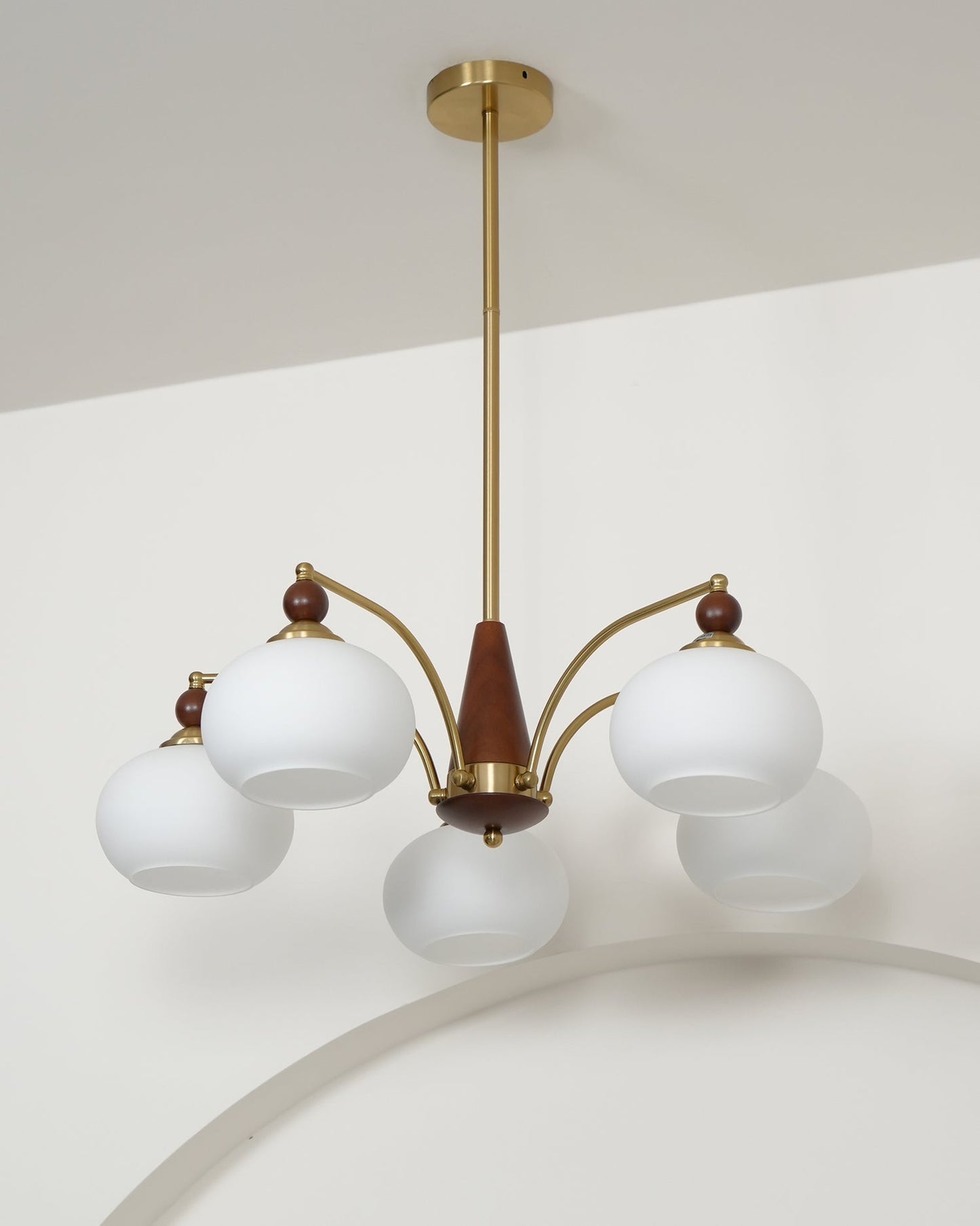 Deckenleuchte im Retro-Stil für Wohnzimmer & Esszimmer – Moderne Deckenlampe mit 8-flammigem Design & edler Optik
