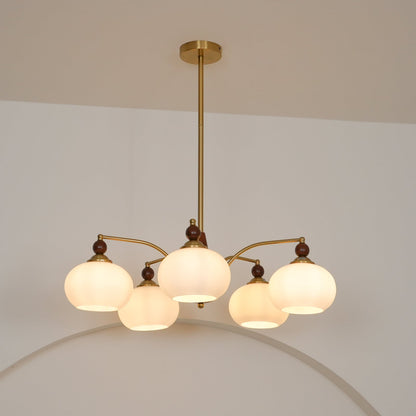 Deckenleuchte im Retro-Stil für Wohnzimmer & Esszimmer – Moderne Deckenlampe mit 8-flammigem Design & edler Optik