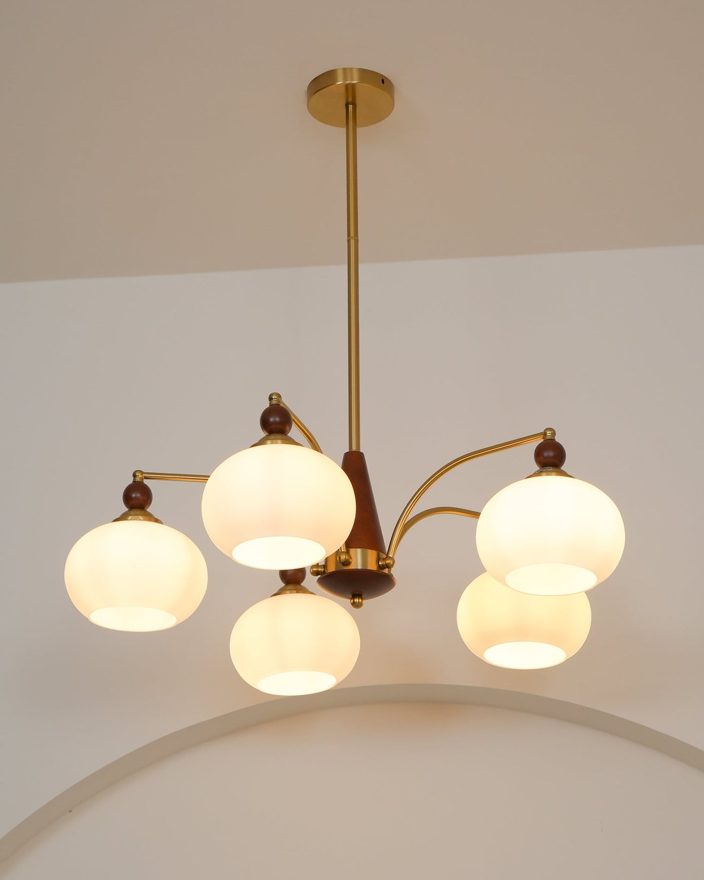 Deckenleuchte im Retro-Stil für Wohnzimmer & Esszimmer – Moderne Deckenlampe mit 8-flammigem Design & edler Optik
