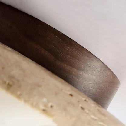 Raffinierte Travertin-Deckenleuchte