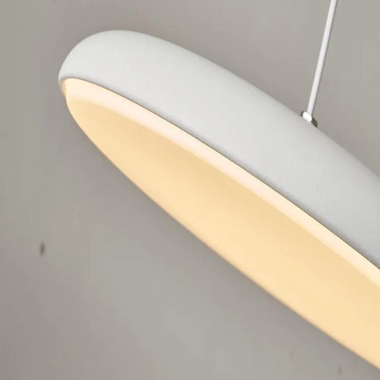 Minimalistische UFO-Hängeleuchte – Flache LED-Pendelleuchte für Esstisch, Küche oder Büro