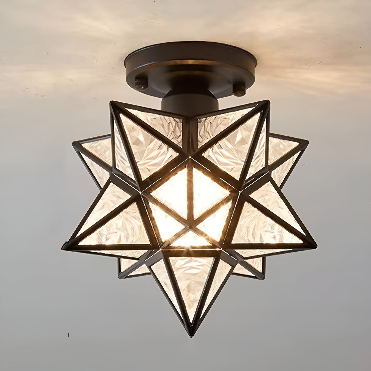 HaloStar Light - Elegante LED-Decken-Sternen-Licht