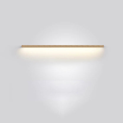 Japanese minimalist wooden strip LED wall lamp