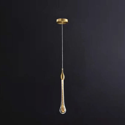 Moderne Persönlichkeit Kreative Kristall Tropfen LED Pendelleuchte