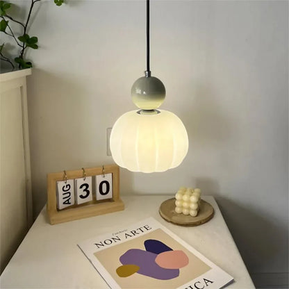 Nordic Pendelleuchte im Retro Look – Bunte Hängeleuchten in Kugel-Design für Küche, Esszimmer & Wohnzimmer