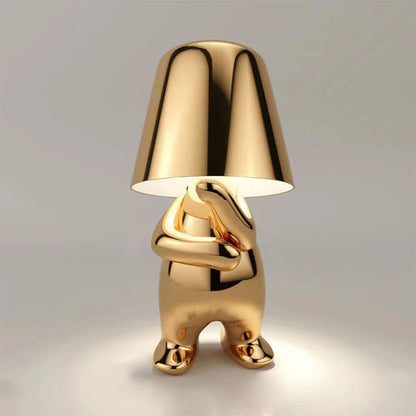 Goldene Designer Tischlampe in Bärenform – Luxus Deko-Leuchte für Wohnzimmer, Schlafzimmer & Kinderzimmer