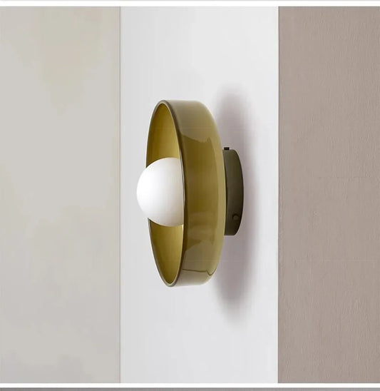 Vintage Glas Deckenleuchte – Einzelkopf G9 LED Lampe für Eingangsbereich, Flur, Wohnzimmer und Schlafzimmer Leuchten