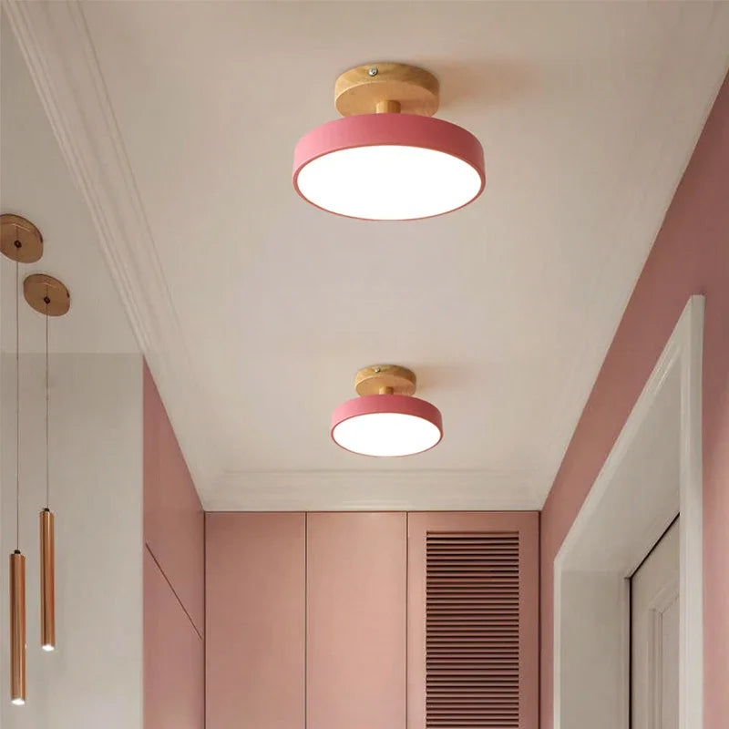 Moderne Macaron LED-Deckenleuchte – Stilvolle Innenbeleuchtung für Flur, Korridor, Schlafzimmer, Badezimmer, Foyer und Treppen