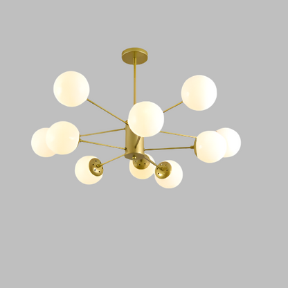 Design-Deckenleuchte mit Glasbubbles – Moderne Sputnik-Hängelampe für Wohnzimmer & Loft