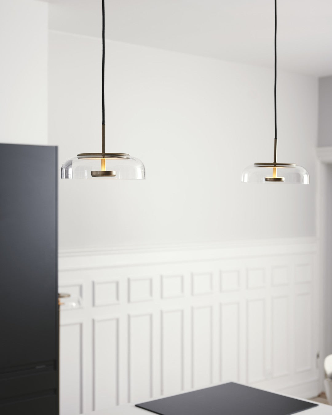 Moderne Pendelleuchten im Mix-Design – Hängelampen mit Klarglas, Rauchglas & Chrom für Esszimmer, Küche & Loft
