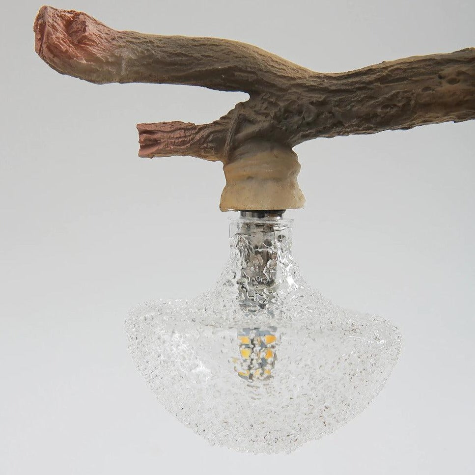 Squirrel table lamp – quirky design with G9 socket, LED compatible, resin & glass, Ø25 cm