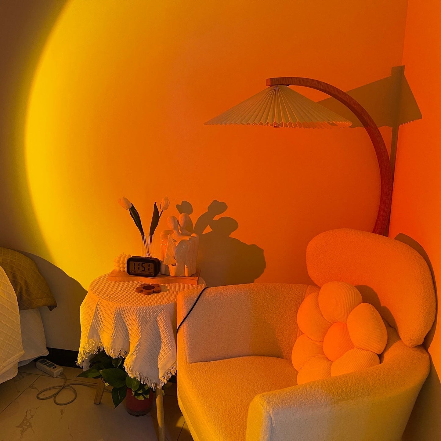 Lichtskulptur Aura - Sunset Stehlampe