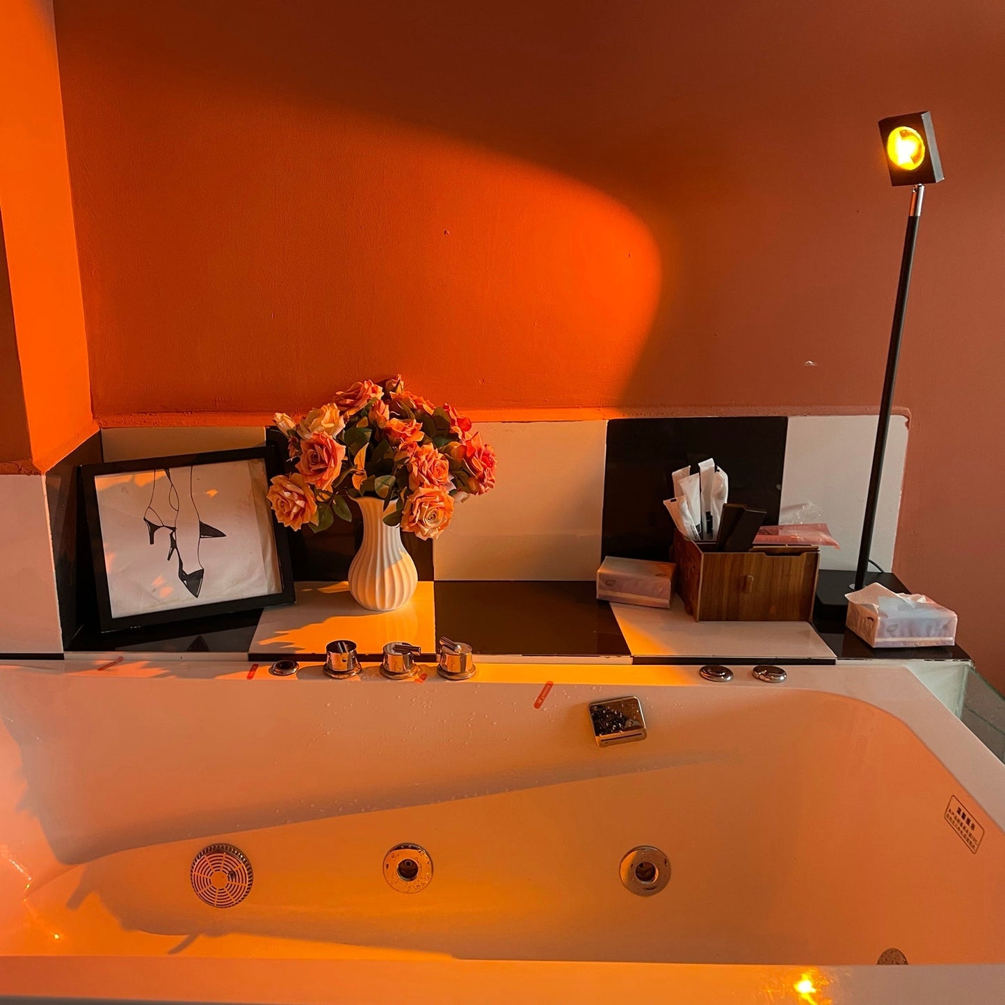 Lichtskulptur Aura - Sunset Stehlampe