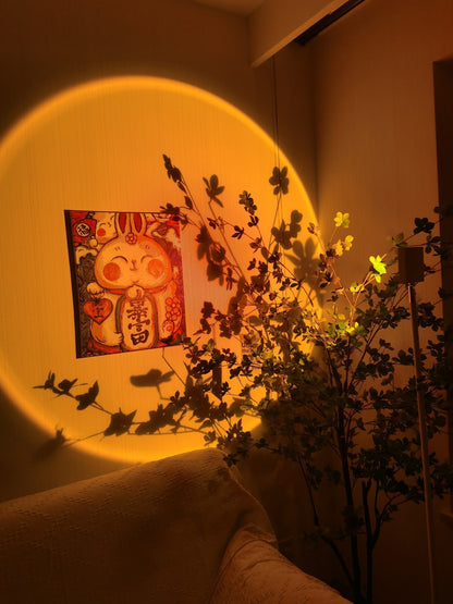 Lichtskulptur Aura - Sunset Stehlampe