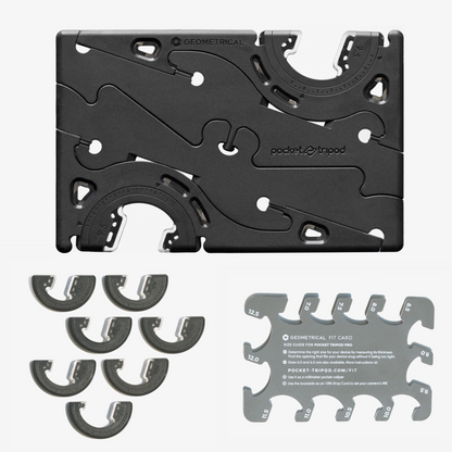 Pocket‑Stativ für Smartphone – ultrakompakt mit 7 Adapter‑Sets & verstellbarem Winkel