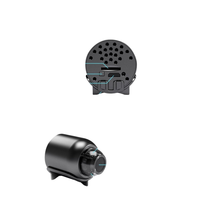 Kompakte WLAN-Überwachungskamera Full HD 1080p mit Nachtsicht & Zwei‑Wege‑Audio