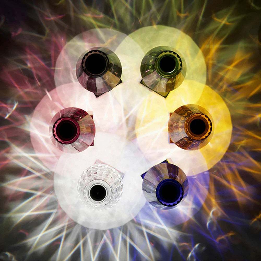 Acryl Kristall Tischlampe – Kunstvolles Design, Dimmbar, Energiesparend, Ideal für Wohnzimmer oder Schlafzimmer