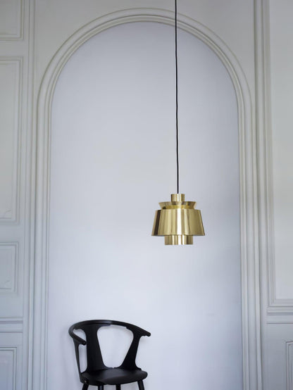 Moderne Pendelleuchte in Gold – Retro-Design Metalllampe, E27 Fassung, für Esszimmer & Wohnzimmer
