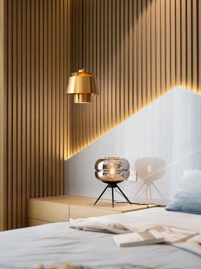 Moderne Pendelleuchte in Gold – Retro-Design Metalllampe, E27 Fassung, für Esszimmer & Wohnzimmer