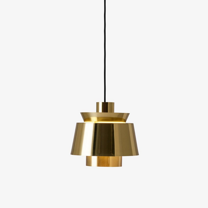 Moderne Pendelleuchte in Gold – Retro-Design Metalllampe, E27 Fassung, für Esszimmer & Wohnzimmer