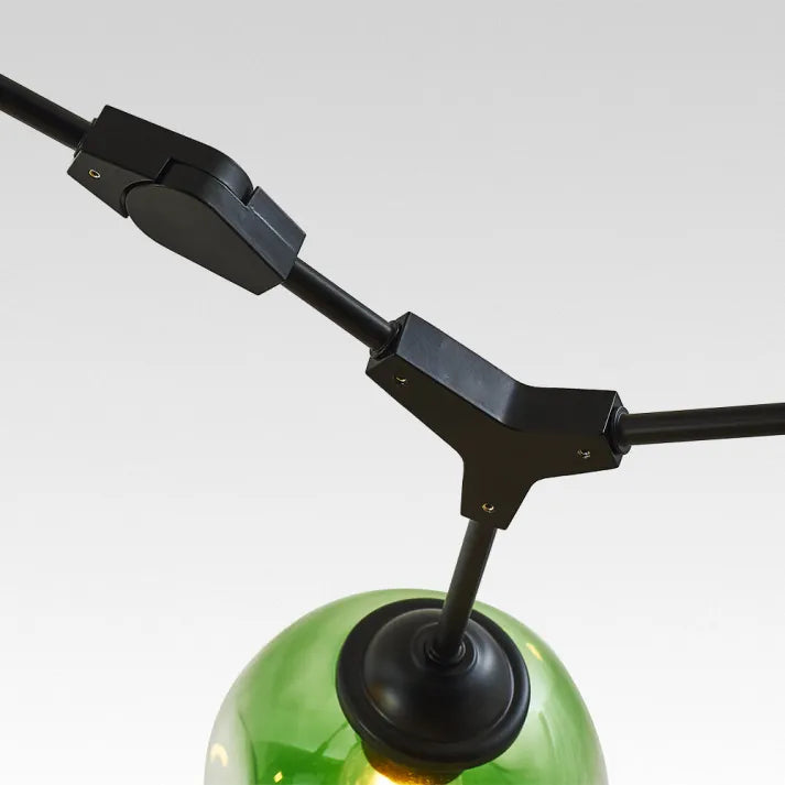 Moderne Molekül-Deckenleuchte mit 6 Armen – Designerlampe im Mid-Century Stil für Wohnzimmer, Essbereich & Loft