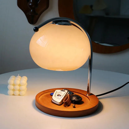Retro Glasur Tischlampe – Stilvolle Vintage Beleuchtung für Wohnzimmer & Schlafzimmer