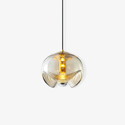 Moderne Pendelleuchte aus Glas – Rauchglas Designlampe mit Vintage-Look für Esszimmer & Wohnzimmer