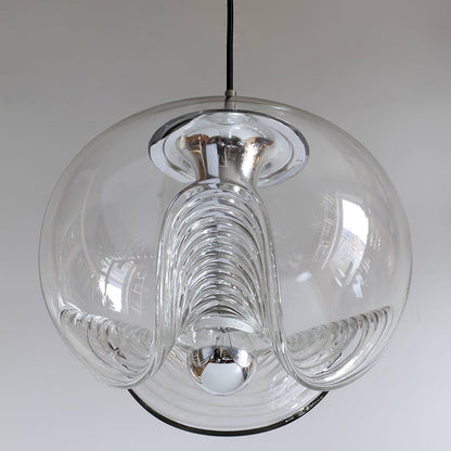 Moderne Pendelleuchte aus Glas – Rauchglas Designlampe mit Vintage-Look für Esszimmer & Wohnzimmer