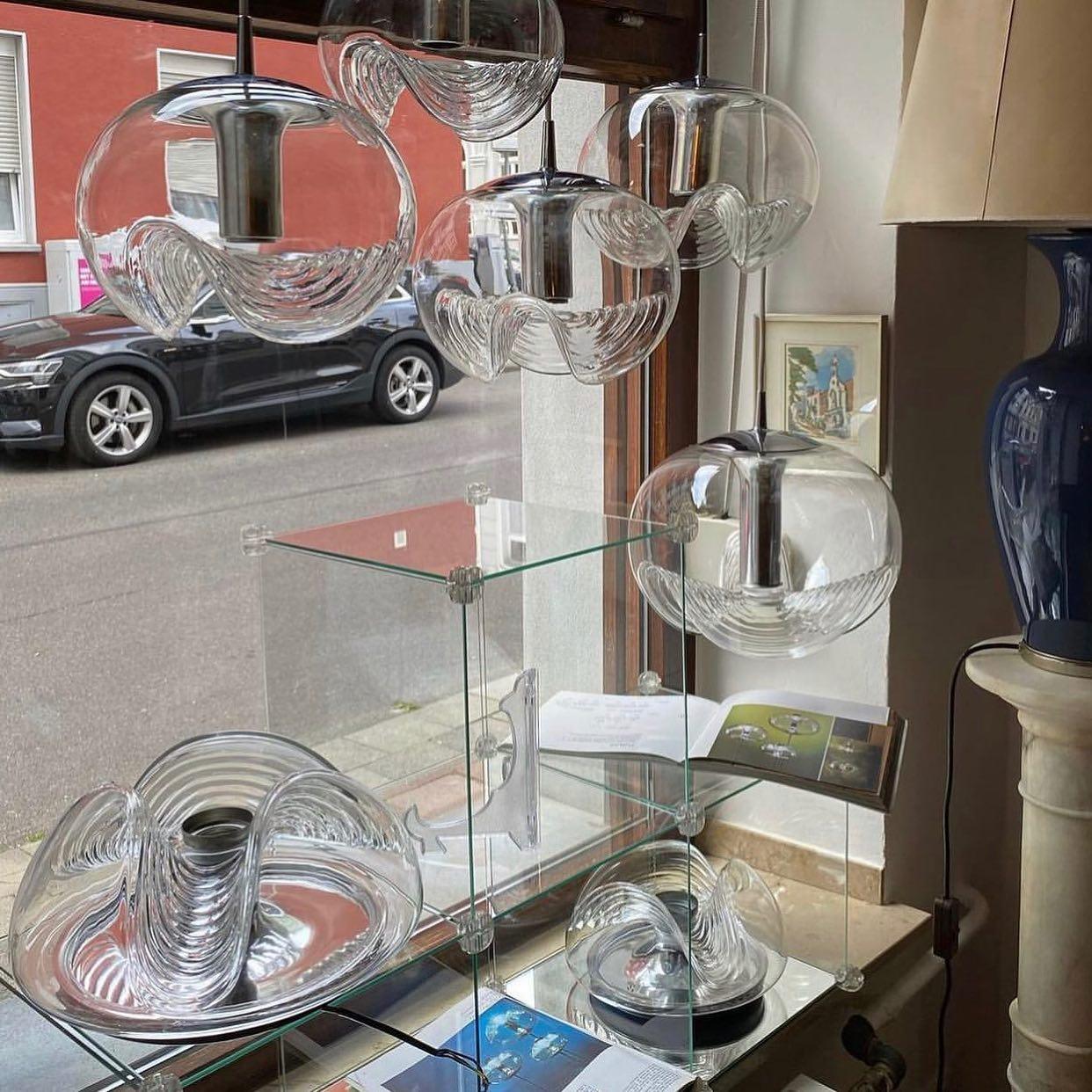 Moderne Pendelleuchte aus Glas – Rauchglas Designlampe mit Vintage-Look für Esszimmer & Wohnzimmer