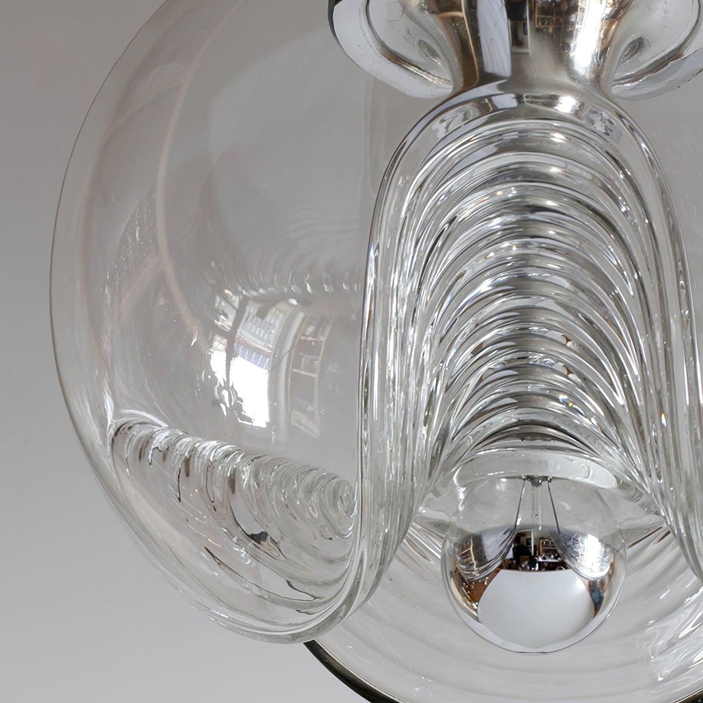 Moderne Pendelleuchte aus Glas – Rauchglas Designlampe mit Vintage-Look für Esszimmer & Wohnzimmer