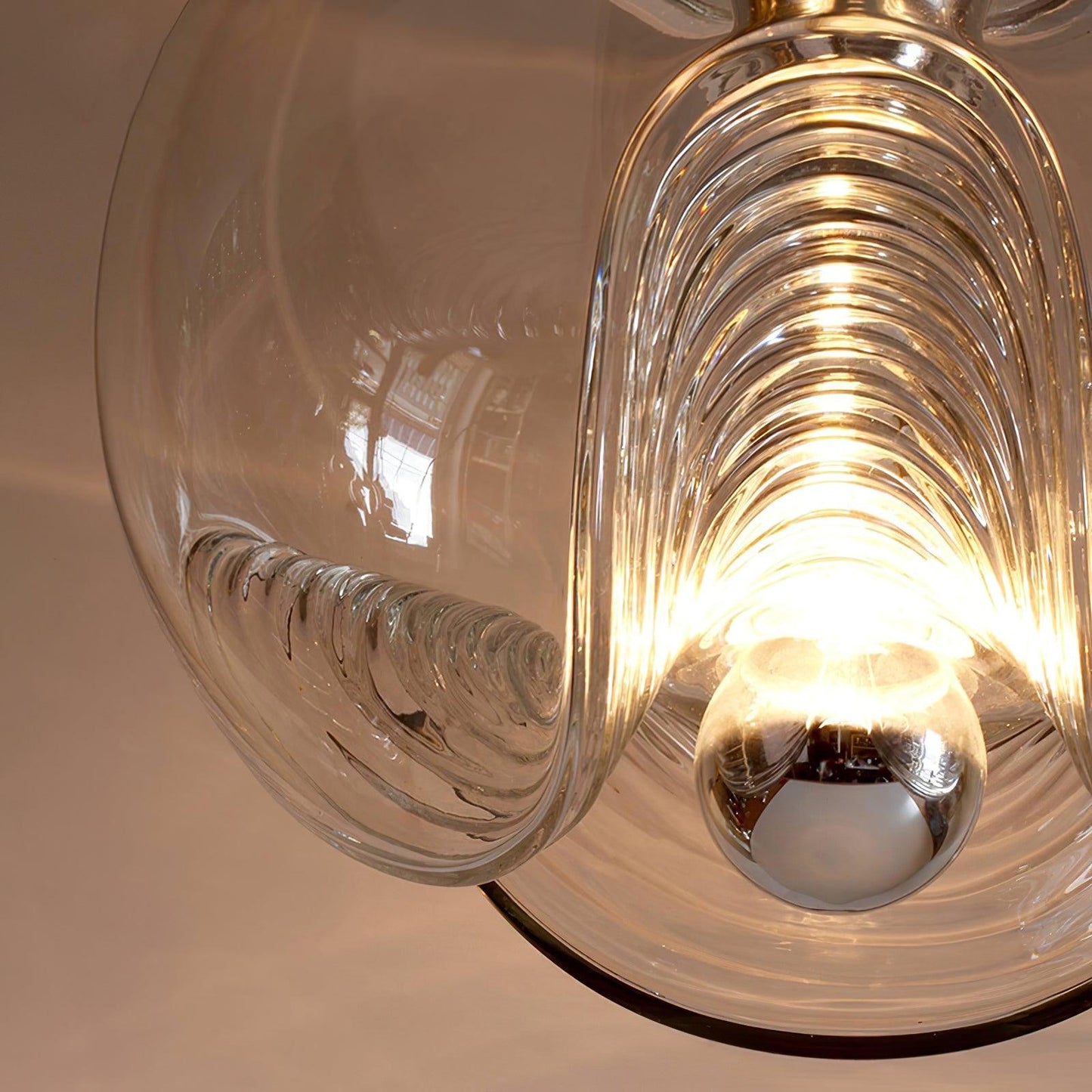 Moderne Pendelleuchte aus Glas – Rauchglas Designlampe mit Vintage-Look für Esszimmer & Wohnzimmer