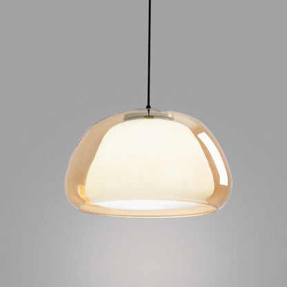 Moderne Pendelleuchte mit Rauchglas – Minimalistische Hängelampe für Esszimmer, Wohnzimmer & Schlafzimmer – Weiches Diffusorlicht