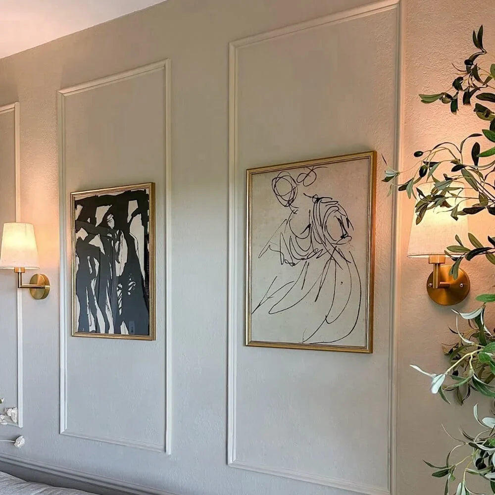 Dimmbare kabellose Wandleuchte aus Stoff  (2 Packungen)