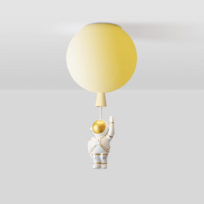 Kinderzimmer-Deckenleuchte mit Ballon- und Astronauten-Design – Kreative Lampe für Jungen & Mädchen