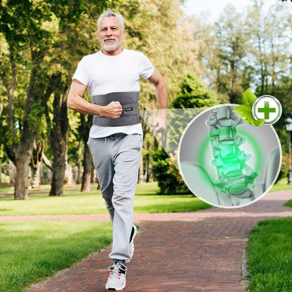 Verstellbare Lendenwirbelstütze mit 5-Stufen-Kompression – Rückenbandage zur Schmerzlinderung, Stabilisierung & Haltungskorrektur