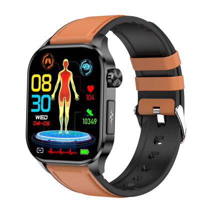 Fortschrittliche Gesundheits- & Fitness-Smartwatch mit AMOLED-Display – Herzüberwachung, Sportanalyse & Bluetooth-Anrufe
