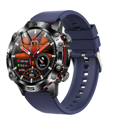 Premium Gesundheits- & Sport-Smartwatch mit AMOLED-Retina-Display – EKG, Blutdruck, Blutzucker & Bluetooth-Anrufe