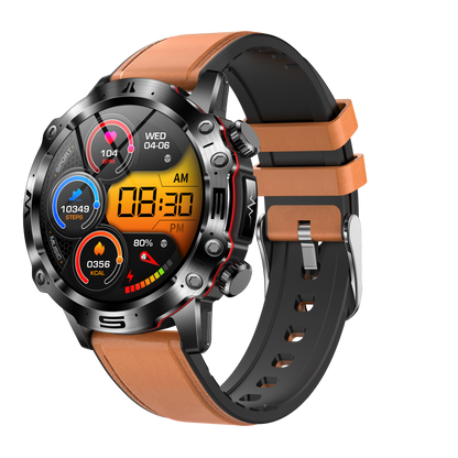 Premium Gesundheits- & Sport-Smartwatch mit AMOLED-Retina-Display – EKG, Blutdruck, Blutzucker & Bluetooth-Anrufe